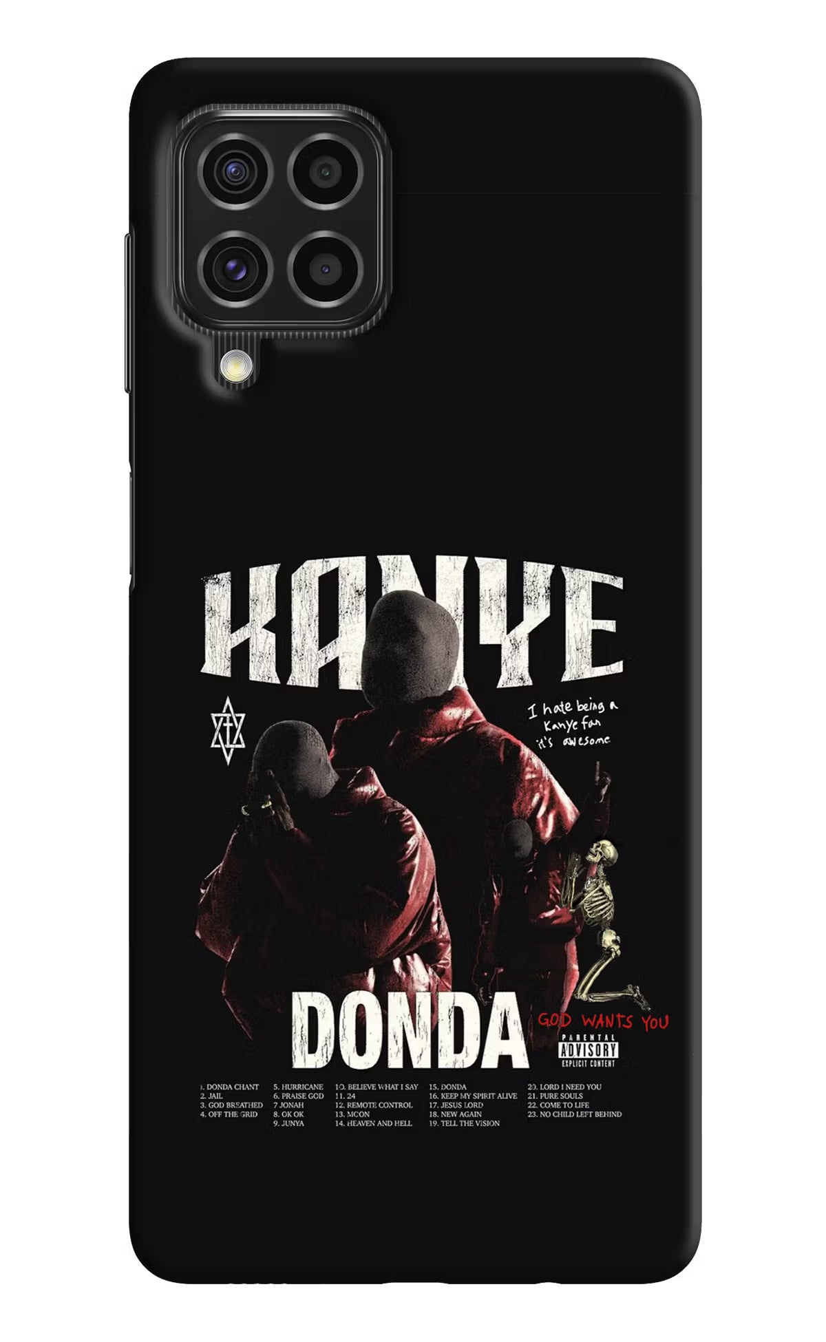 Donda Kanye West Samsung F62 Hard Case Back Cover by Casekaro