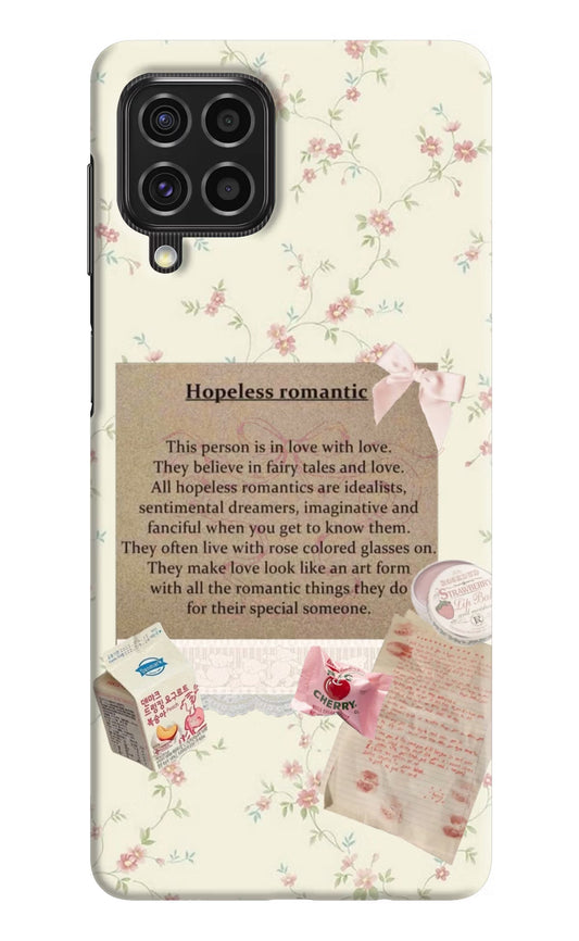 Hopeless Romantic Samsung F62 Hard Case Back Cover by Casekaro