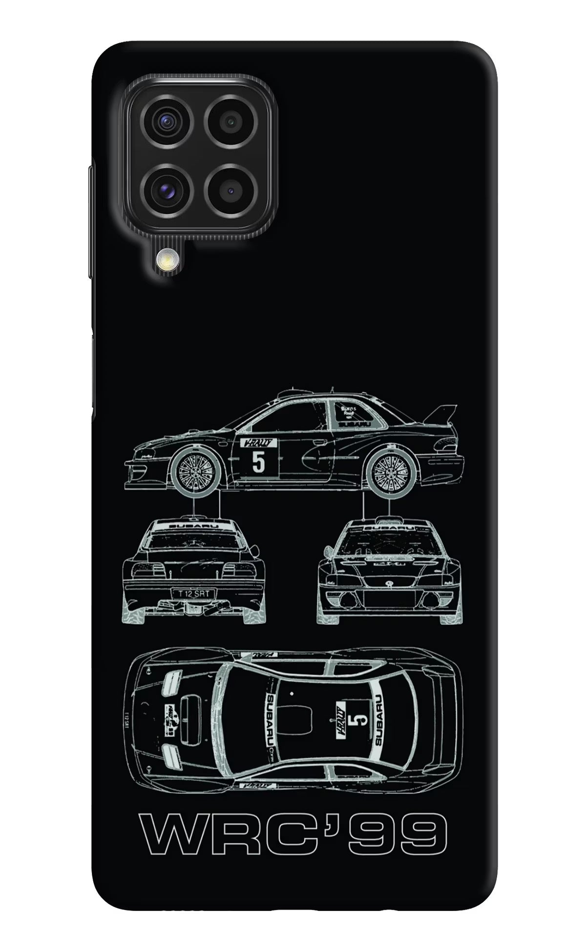 WRC'99 Samsung F62 Hard Case Back Cover by Casekaro