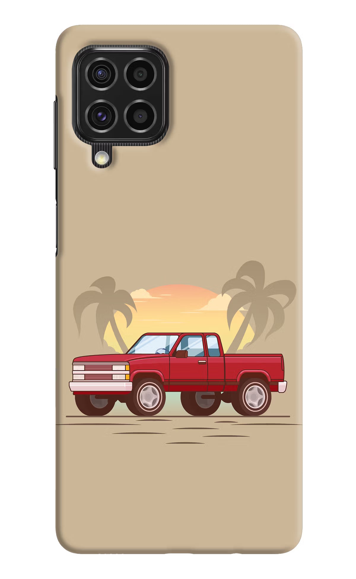 Desert Classic Drive Samsung F62 Hard Case Back Cover by Casekaro
