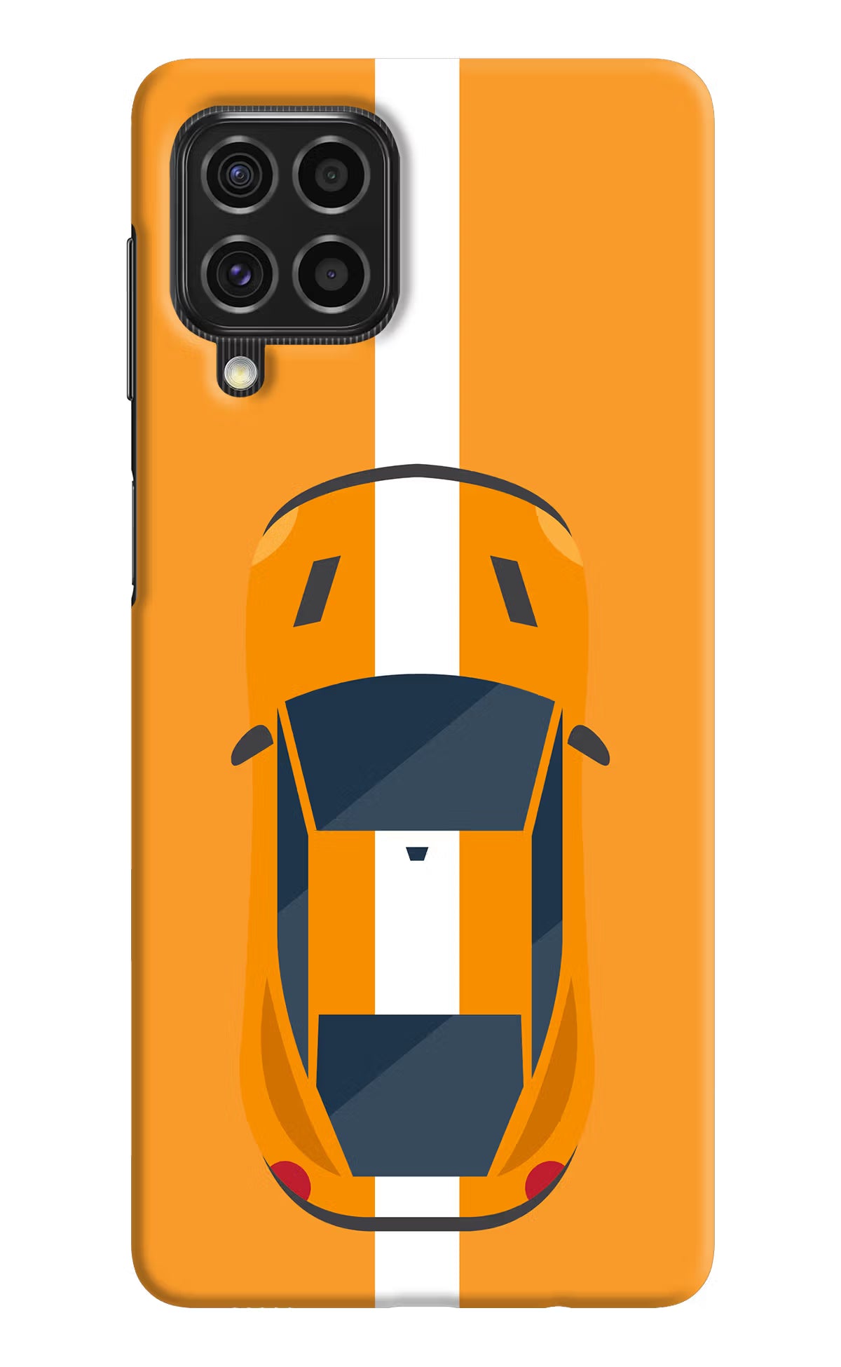 Highway Pursuit Samsung F62 Hard Case Back Cover by Casekaro