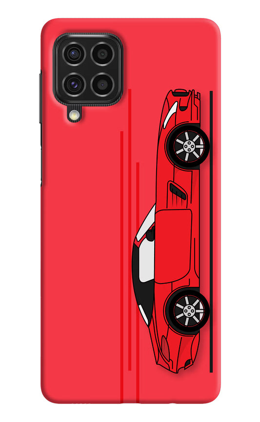 Red Velocity Samsung F62 Hard Case Back Cover by Casekaro