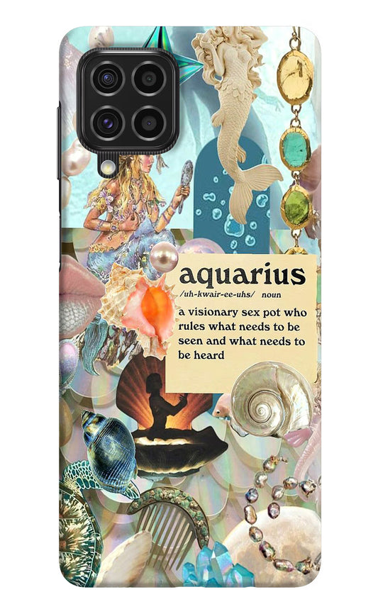 Aquarius Zodiac Samsung F62 Hard Case Back Cover by Casekaro