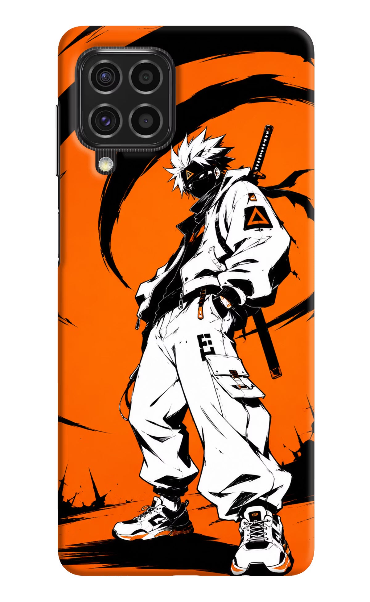 Street Samurai  Samsung F62 Hard Case Back Cover by Casekaro