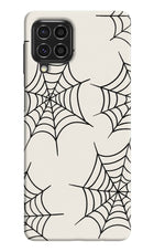 Spider Web Samsung F62 Hard Case Back Cover by Casekaro