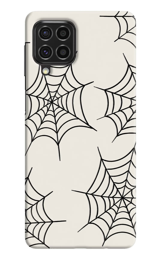 Spider Web Samsung F62 Hard Case Back Cover by Casekaro
