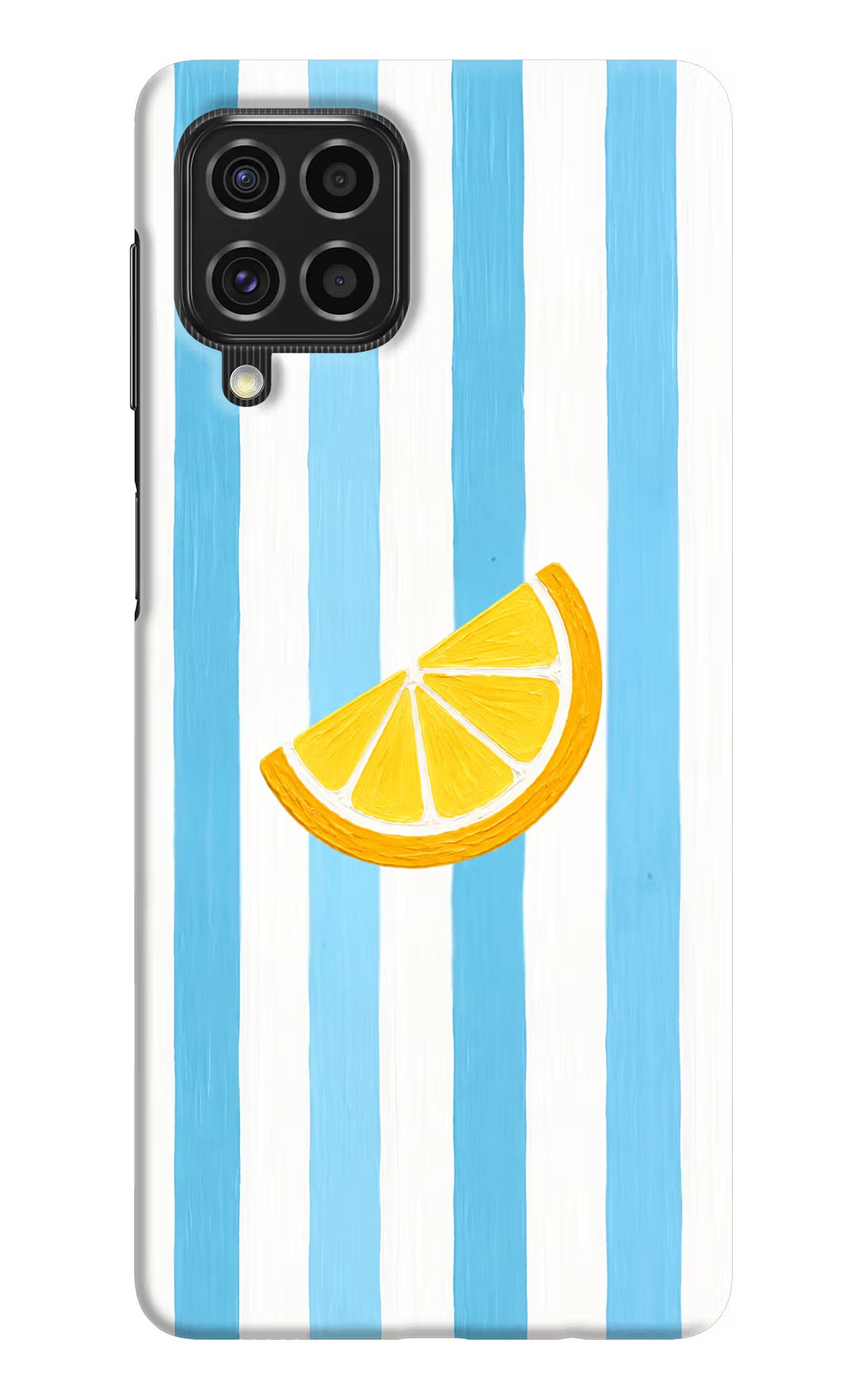 Summer Lemon Samsung F62 Hard Case Back Cover by Casekaro