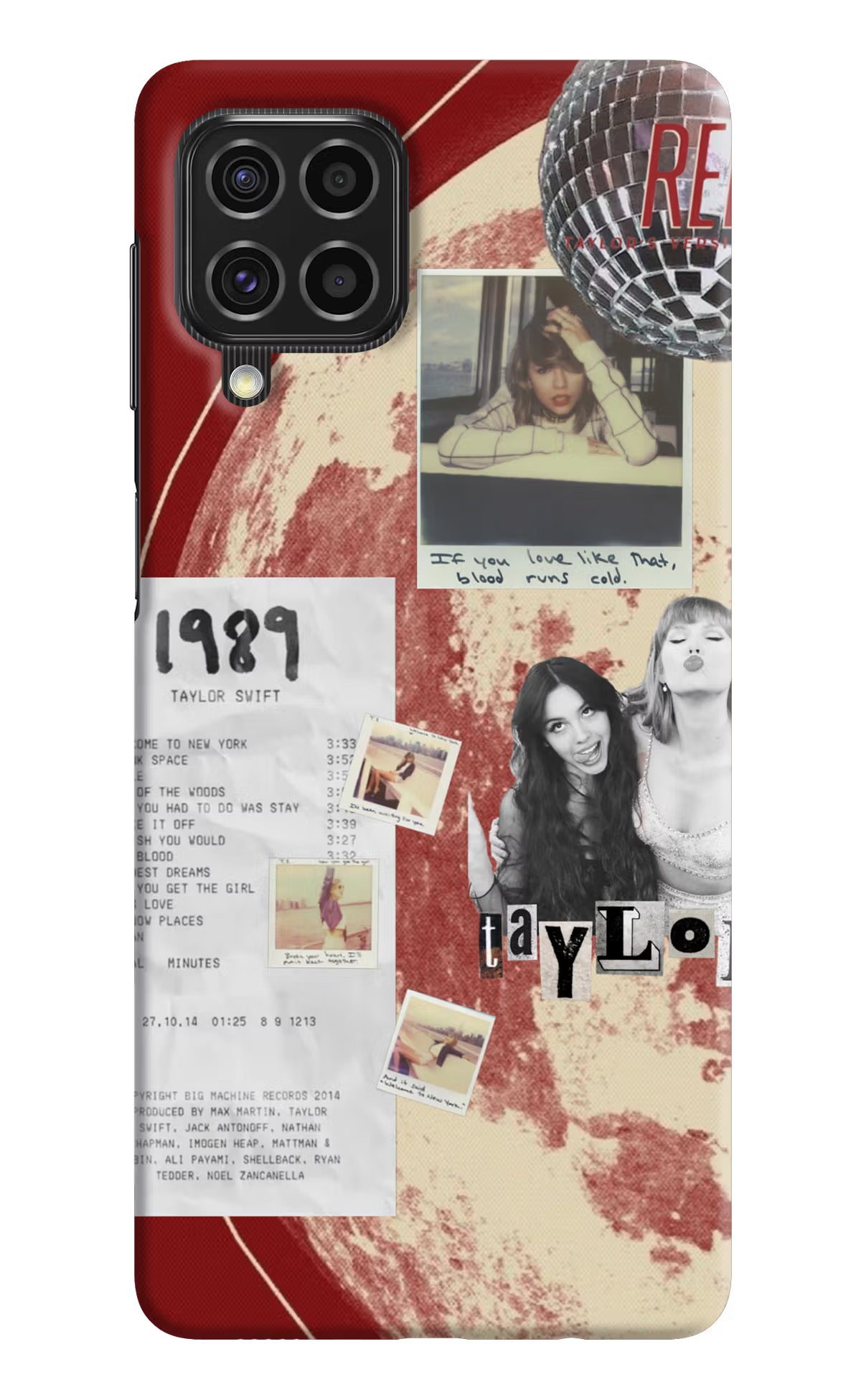 Taylor Swift Samsung F62 Back Cover