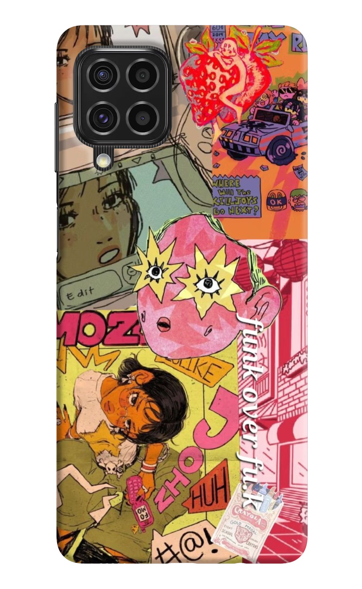 Funkover Samsung F62 Back Cover