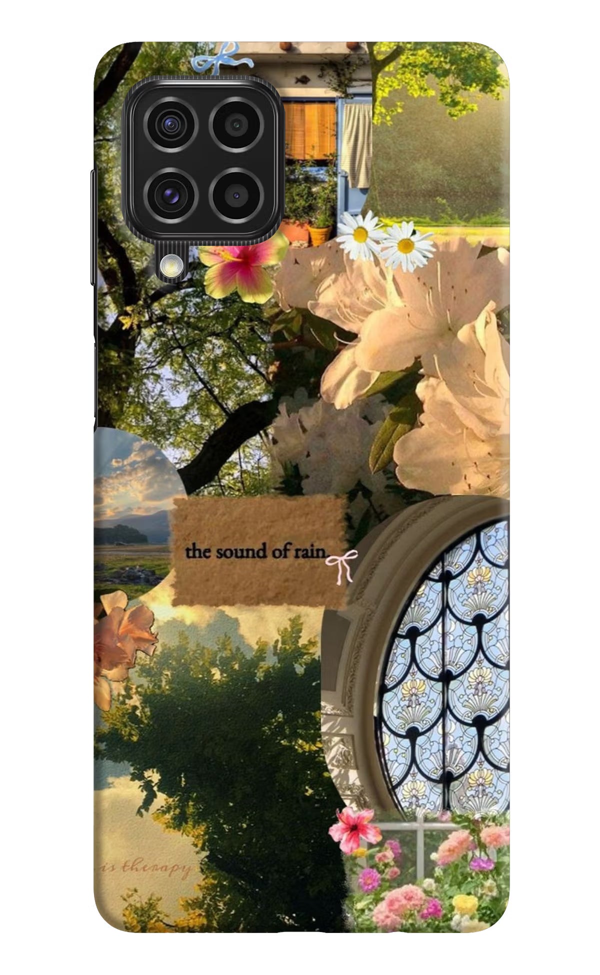 Rain Samsung F62 Back Cover