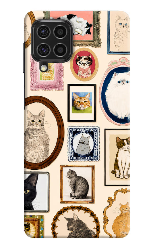 Mirror Cats Samsung F62 Hard Case Back Cover by Casekaro