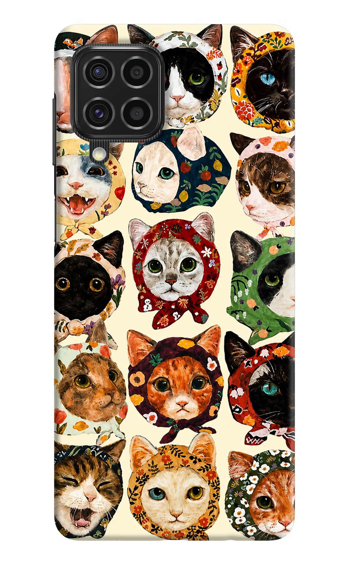Cool Cat Samsung F62 Back Cover