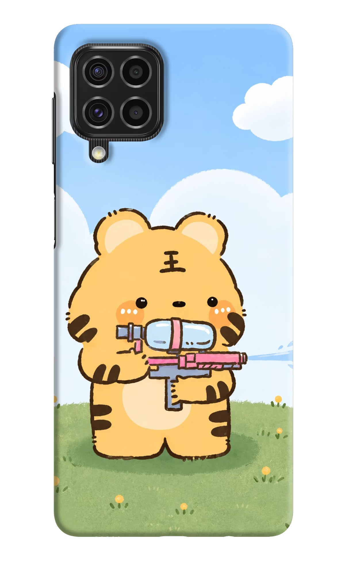 Tiger Treat Samsung F62 Back Cover