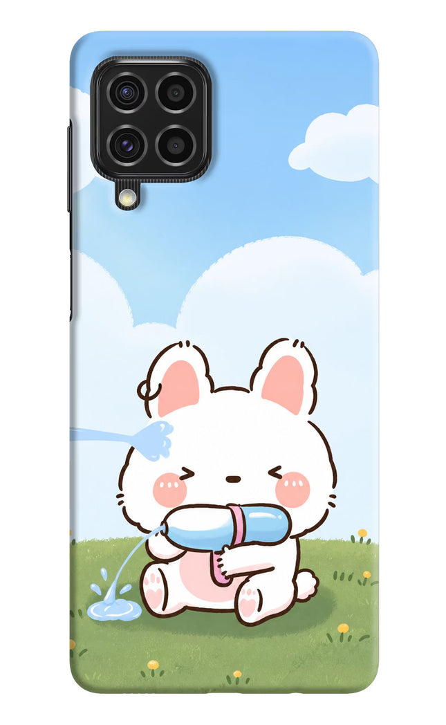 Bunny Treat Samsung F62 Hard Case Back Cover by Casekaro