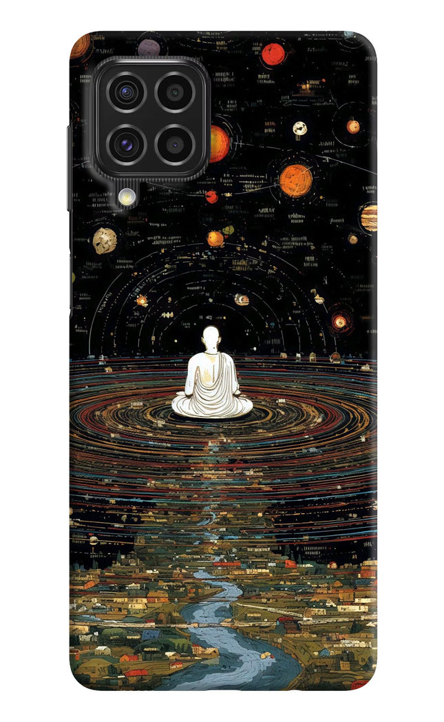 Space Monk Samsung F62 Hard Case Back Cover by Casekaro