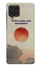 Pixel Sun Samsung F62 Hard Case Back Cover by Casekaro