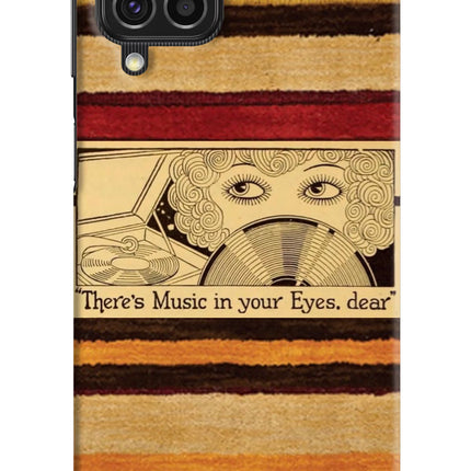 Vinyl Stripes Samsung F62 Back Cover