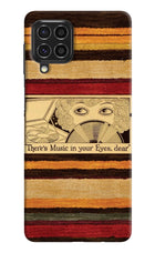 Vinyl Stripes Samsung F62 Back Cover