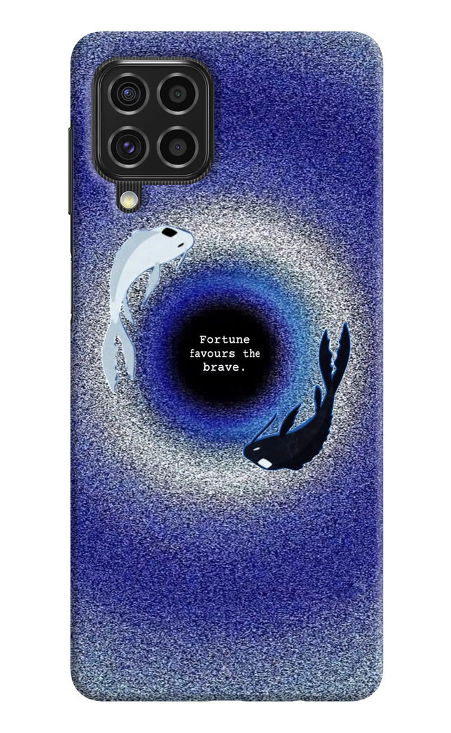 Dark Koi Samsung F62 Hard Case Back Cover by Casekaro
