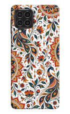 White Mayura Samsung F62 Back Cover