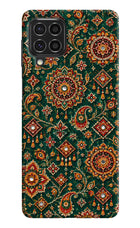 Green Pataka Samsung F62 Hard Case Back Cover by Casekaro