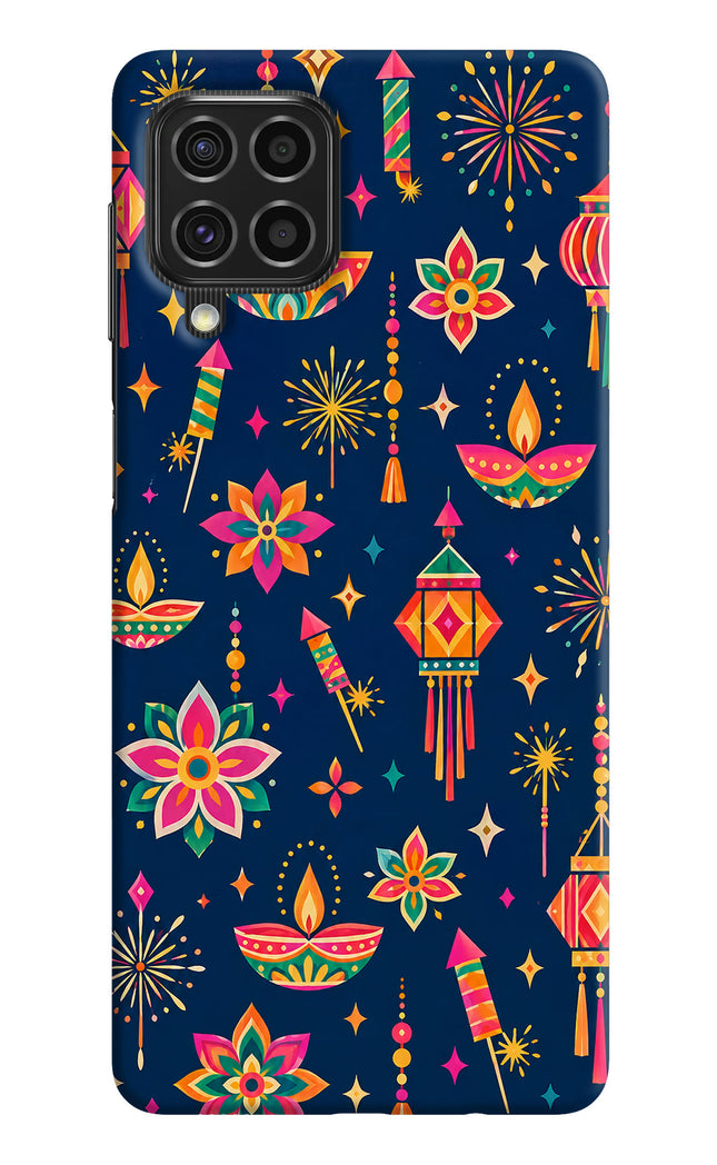 Festive Pop Samsung F62 Hard Case Back Cover by Casekaro