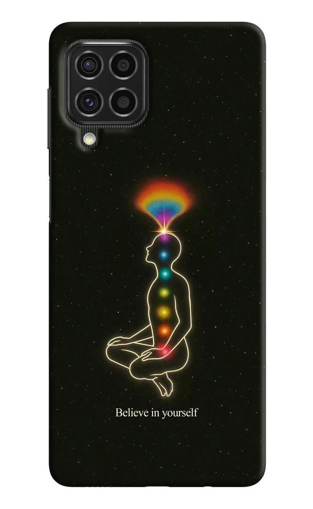 Believe in yourself Samsung F62 Hard Case Back Cover by Casekaro