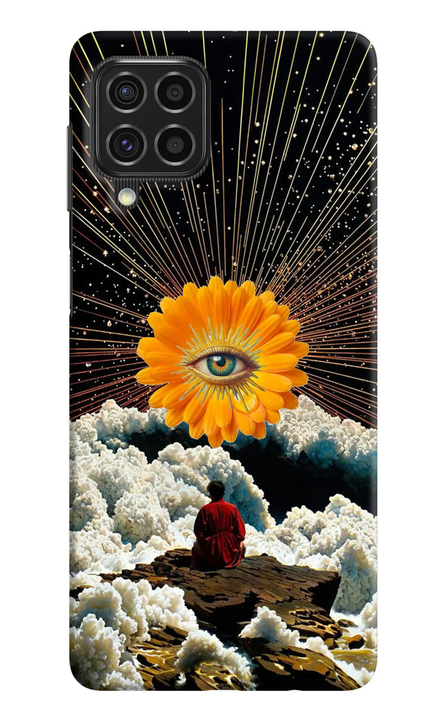 Cosmic Flower Samsung F62 Hard Case Back Cover by Casekaro