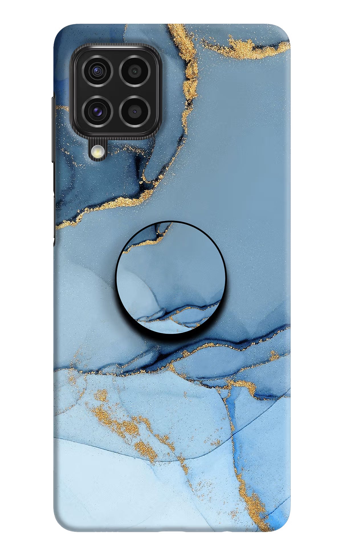 Blue Marble Samsung F62 Pop Case by Casekaro