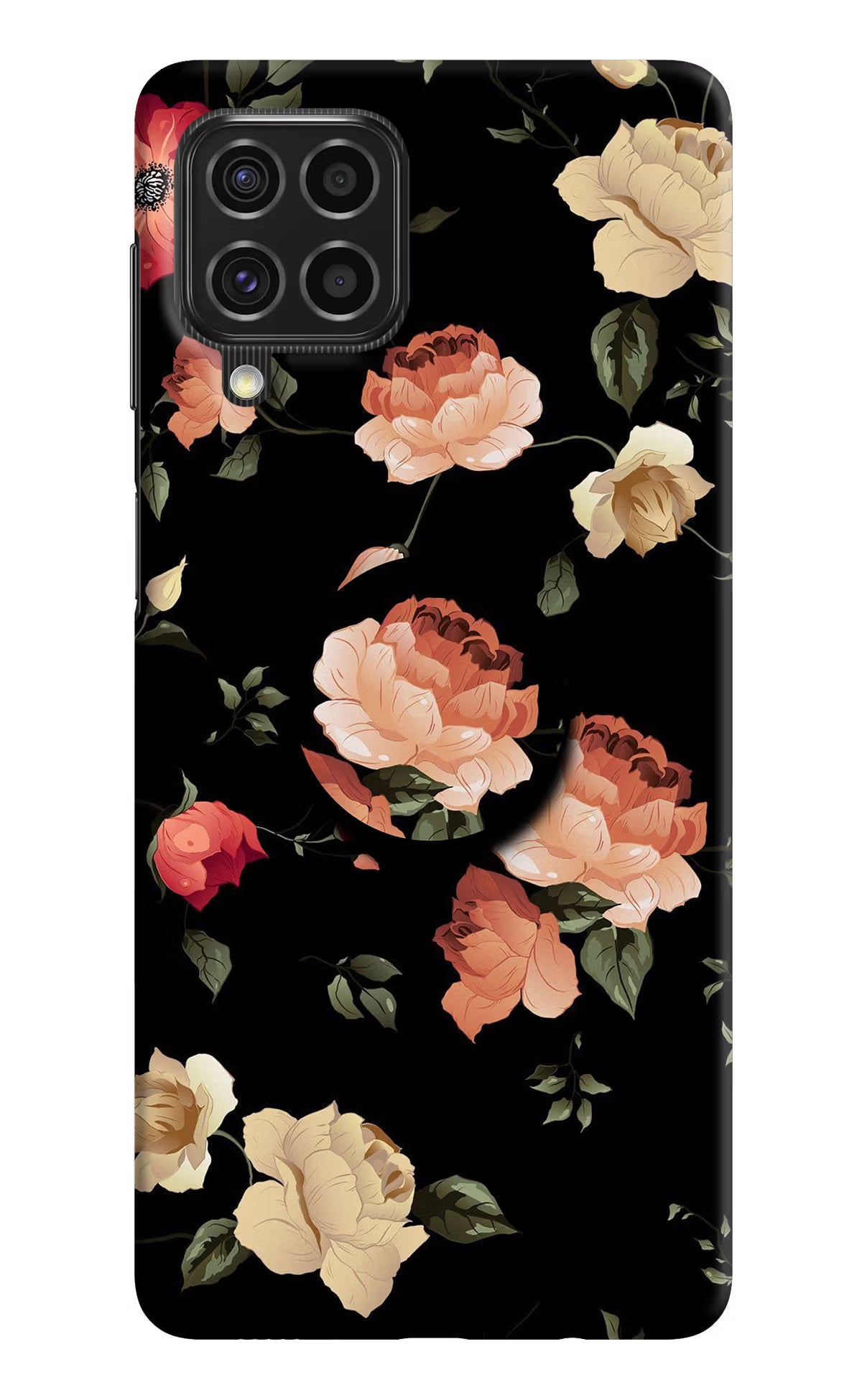 Flowers Samsung F62 Pop Case by Casekaro