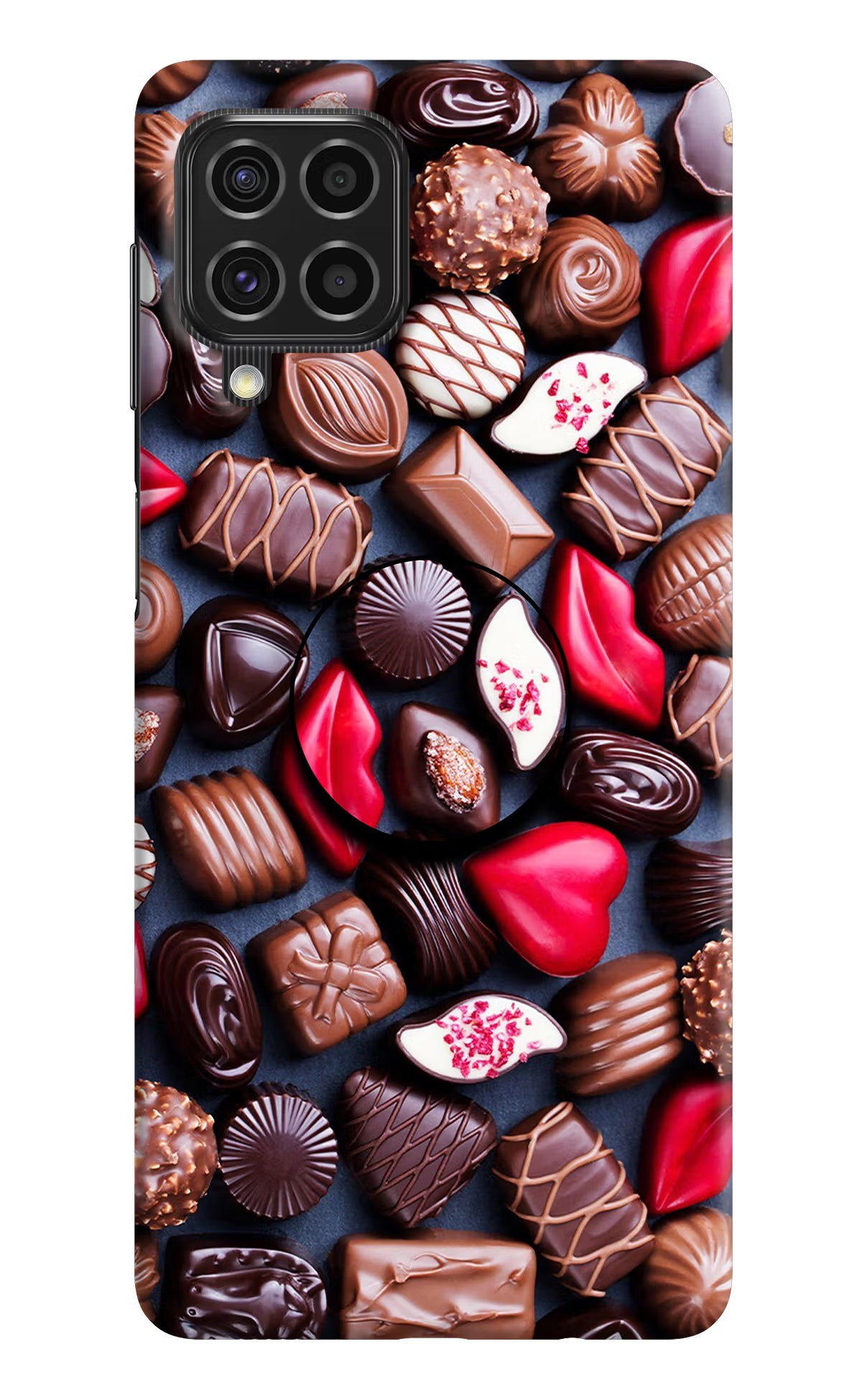 Chocolates Samsung F62 Pop Case by Casekaro