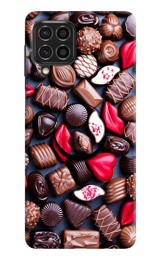 Chocolates Samsung F62 Pop Case by Casekaro