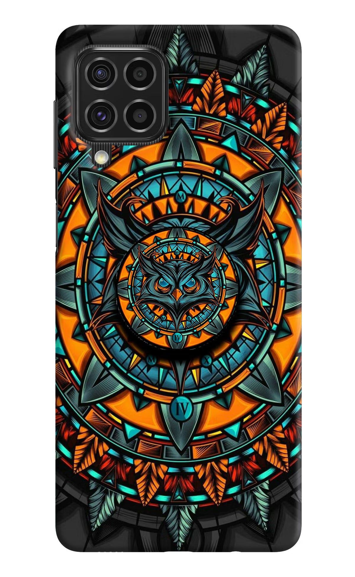 Angry Owl Samsung F62 Pop Case by Casekaro