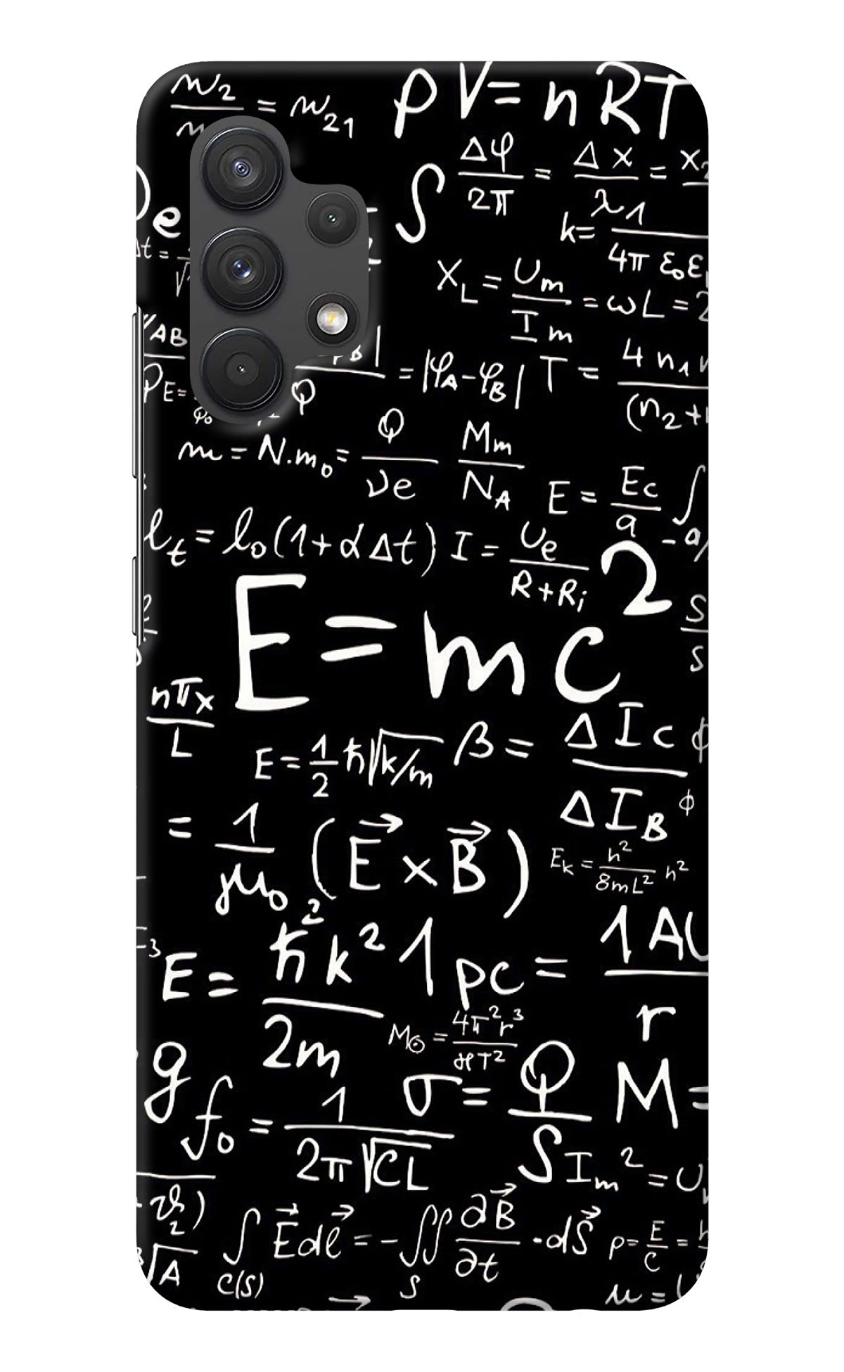 Physics Albert Einstein Formula Samsung A32 4G Back Cover