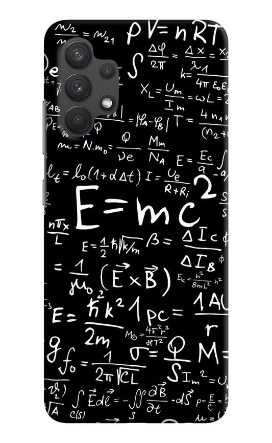 Physics Formula Samsung A32 4G Hard Case Back Cover by Casekaro