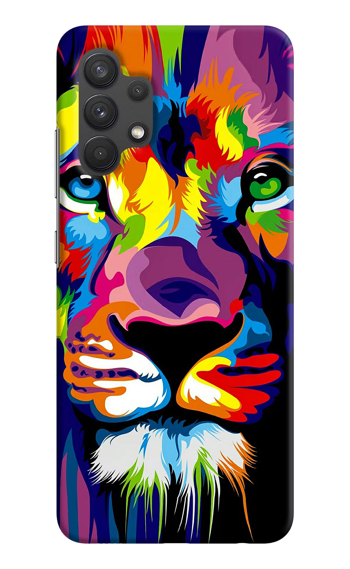 Lion Samsung A32 4G Hard Case Back Cover by Casekaro