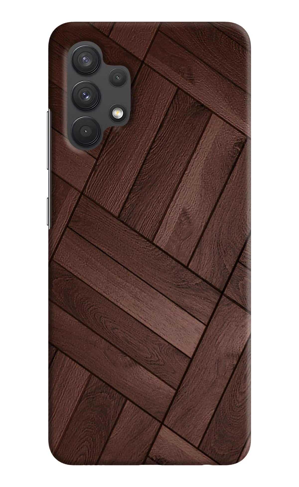 Wooden Texture Design Samsung A32 4G Hard Case Back Cover by Casekaro