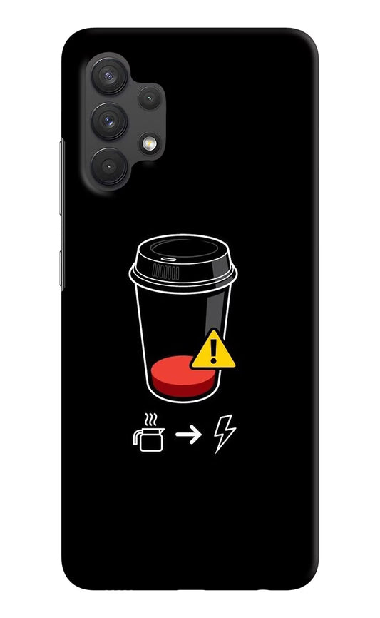 Coffee Samsung A32 4G Hard Case Back Cover by Casekaro