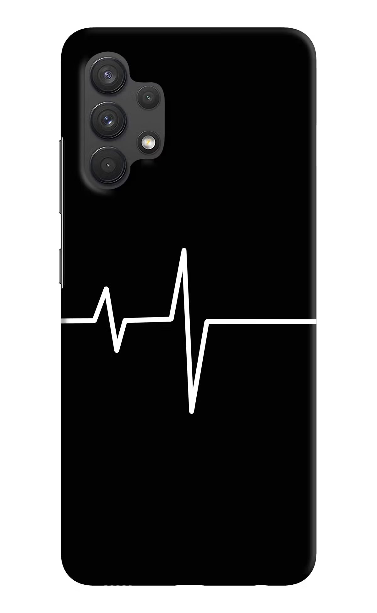Heart Beats Samsung A32 4G Hard Case Back Cover by Casekaro