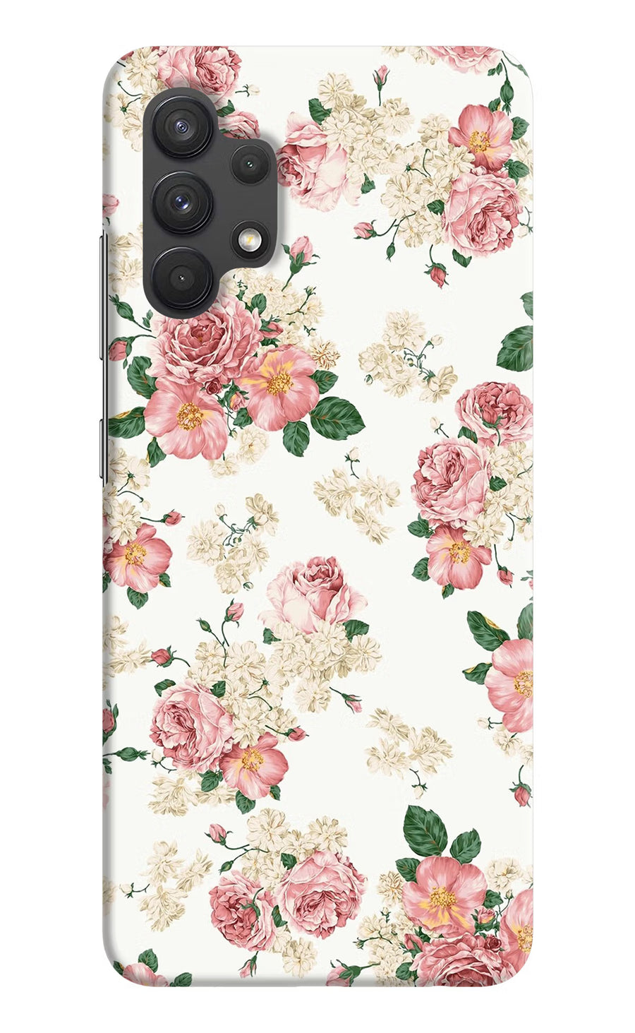 Flowers Samsung A32 4G Back Cover, Hard case