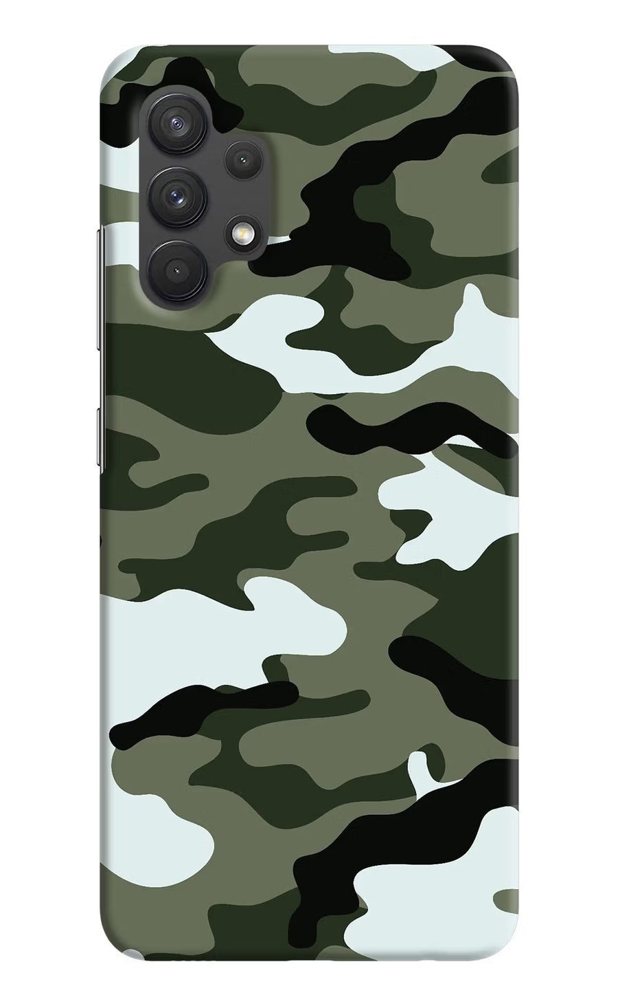 Camouflage Samsung A32 4G Back Cover, Hard case