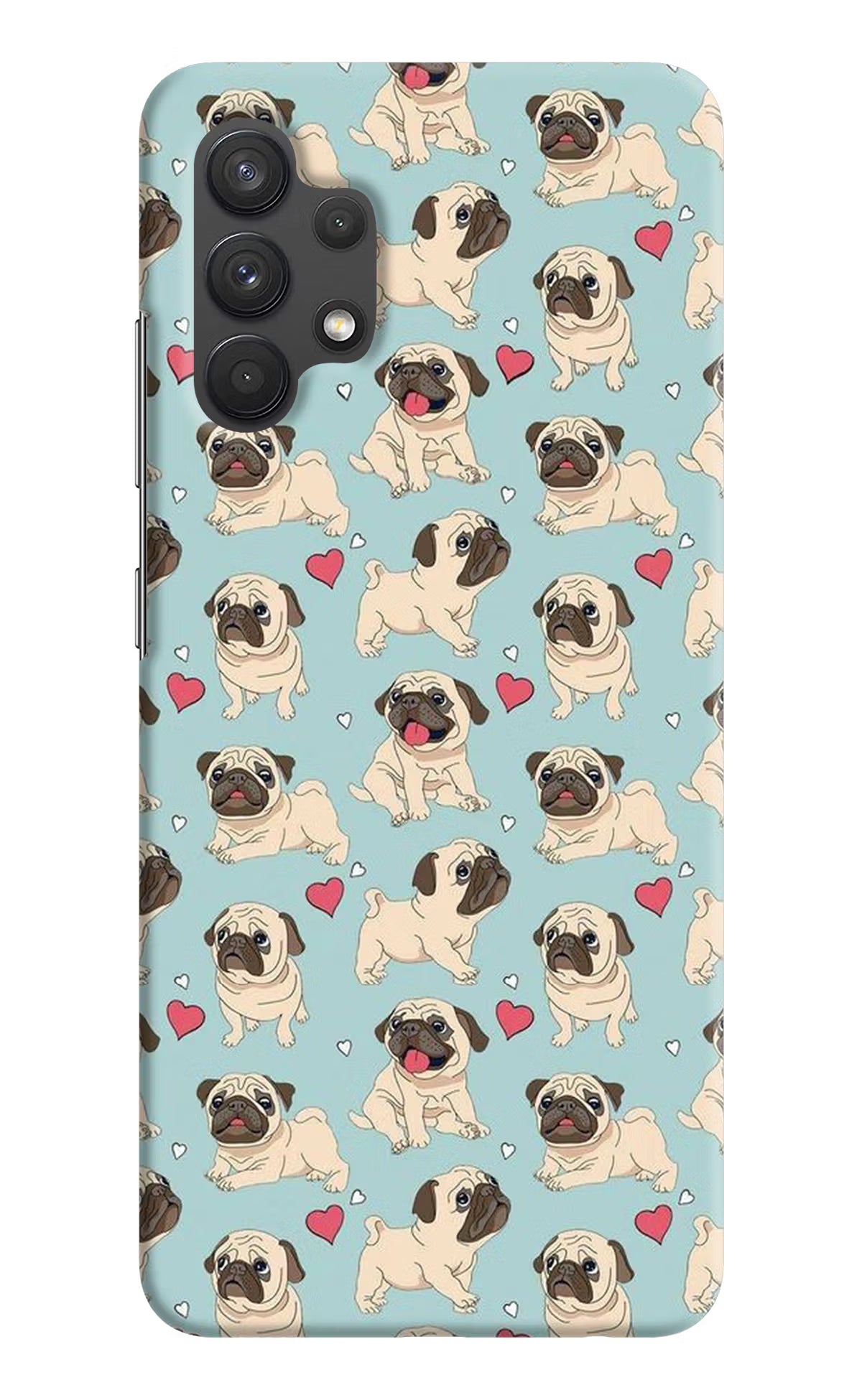Pug Dog Samsung A32 4G Hard Case Back Cover by Casekaro