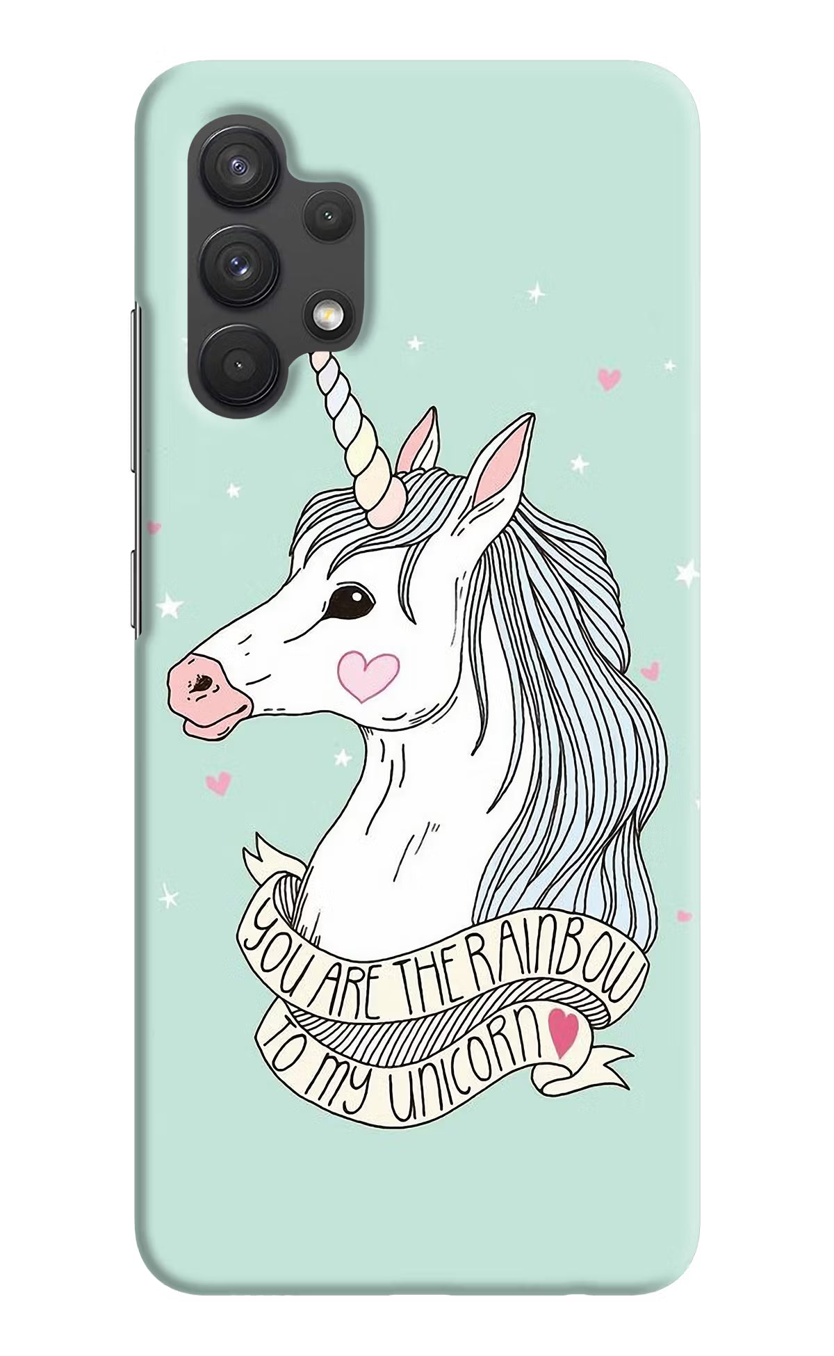 Unicorn Wallpaper Samsung A32 4G Hard Case Back Cover by Casekaro