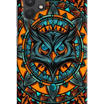 Angry Owl Art Samsung A32 4G Hard Case Back Cover by Casekaro