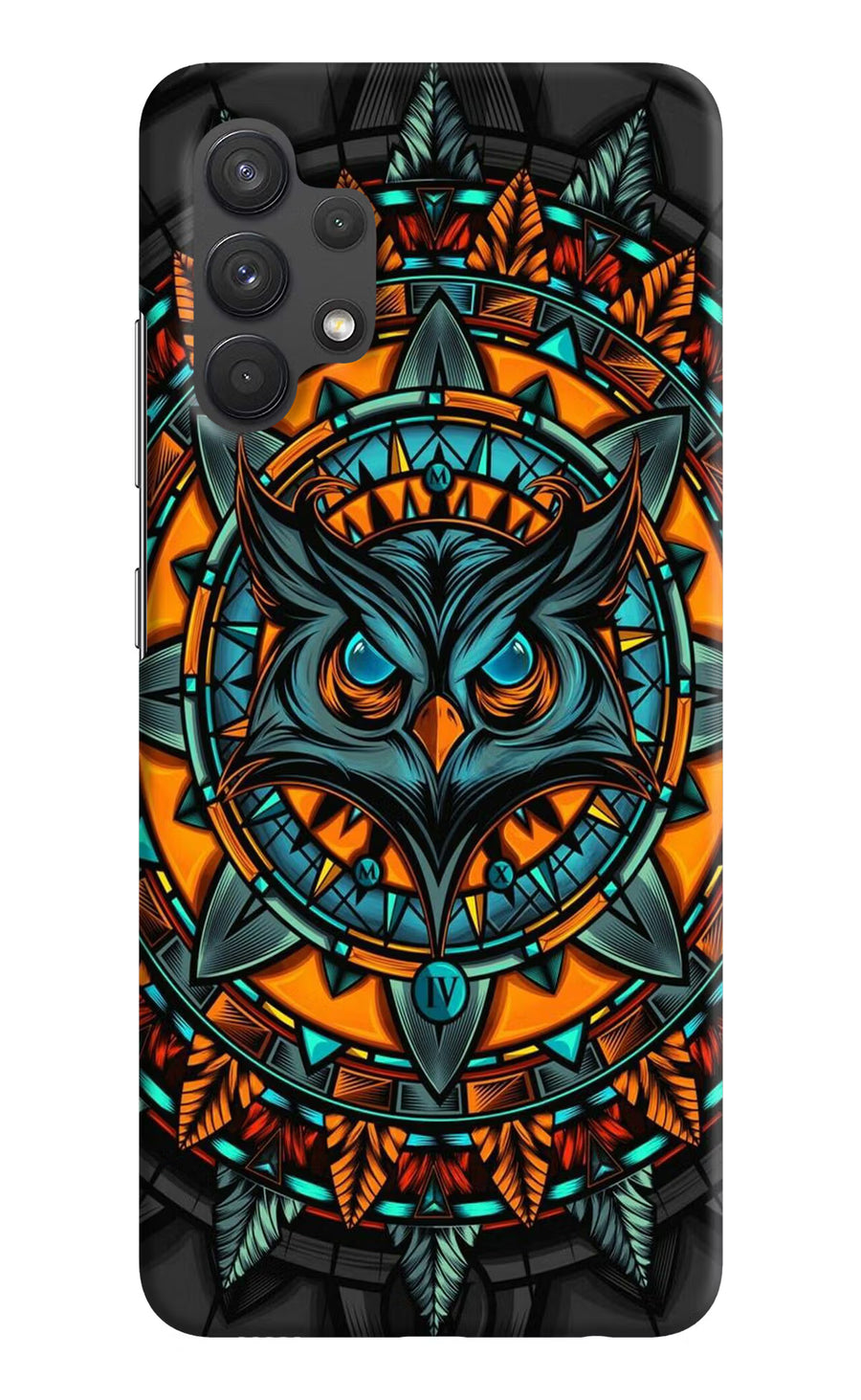 Angry Owl Art Samsung A32 4G Back Cover, Hard case