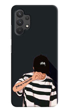 Aesthetic Boy Samsung A32 4G Hard Case Back Cover by Casekaro