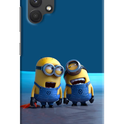 Minion Laughing Samsung A32 4G Hard Case Back Cover by Casekaro