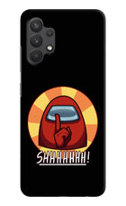 Among Us Shhh! Samsung A32 4G Hard Case Back Cover by Casekaro