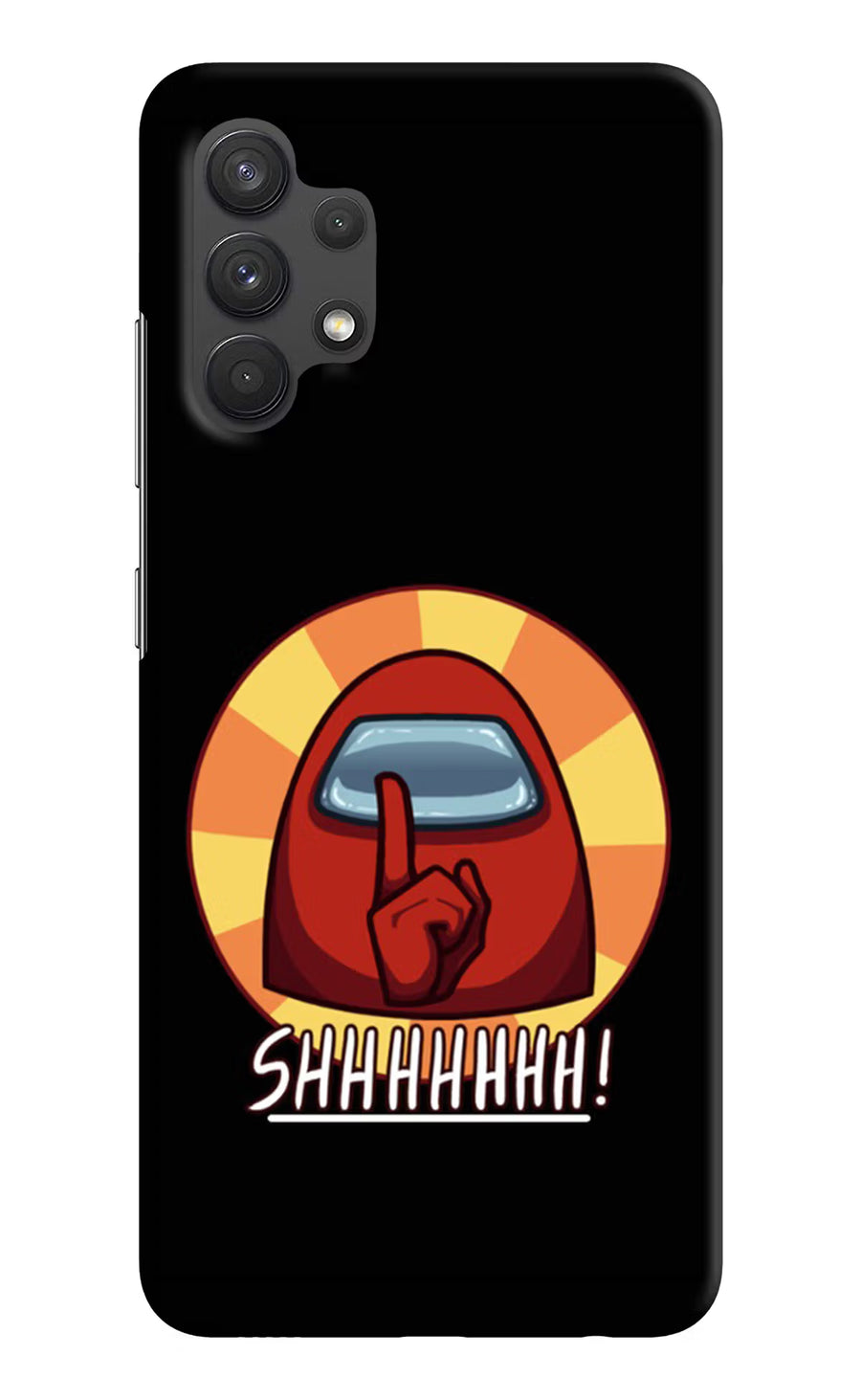 Among Us Shhh! Samsung A32 4G Back Cover, Hard case