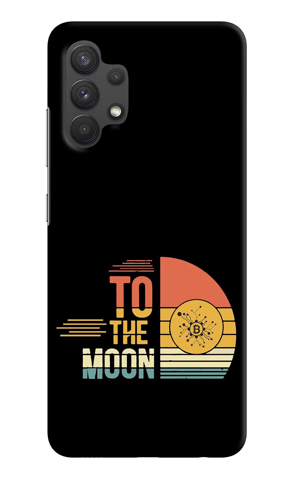 To the Moon Samsung A32 4G Hard Case Back Cover by Casekaro
